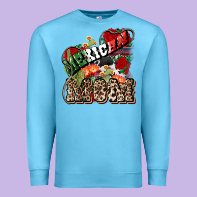 Mexican Mom Mexico Premium Sweatshirt Designed By Howdyjamesfarm