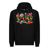 Black autism teacher Premium Hoodie - CowGirlArtShop