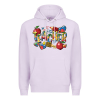Lilac autism teacher Premium Hoodie - CowGirlArtShop