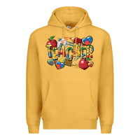 Mustard autism teacher Premium Hoodie - CowGirlArtShop