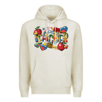 Oatmeal Heather autism teacher Premium Hoodie - CowGirlArtShop