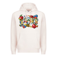 Pale Pink autism teacher Premium Hoodie - CowGirlArtShop