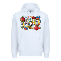 White autism teacher Premium Hoodie - CowGirlArtShop