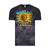 Cloud Black raised on country  sunshine Vintage Tee - NancyCooperArtShop
