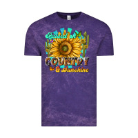 Cloud Purple raised on country  sunshine Vintage Tee - NancyCooperArtShop