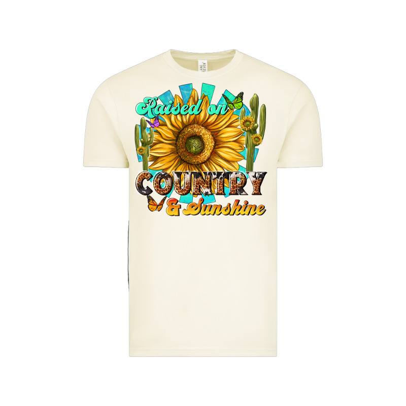 Raised On Country  Sunshine Vintage Tee by NancyCooperArtShop | Teevron