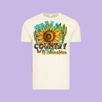 Raised On Country  Sunshine Vintage Tee Designed By Nancycooperartshop