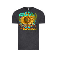 Vintage Black raised on country  sunshine Vintage Tee - NancyCooperArtShop