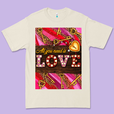 All You Need Is Love Premium Tee Designed By Adodesignshop