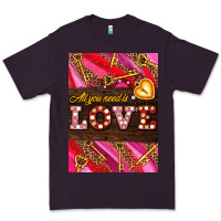Plum all you need is love Premium Tee - AdoDesignShop