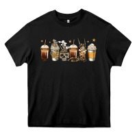 Black skeleton coffee cups Heavy Core Tee - Jasminsmagicworld
