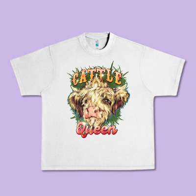 Cattle Queen Urban Heavy Tee Designed By Nancycooperartshop
