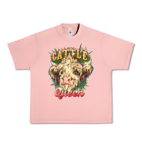 Salmon cattle queen Urban Heavy Tee - NancyCooperArtShop