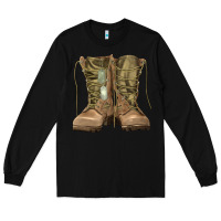 Black soldier boots Long Sleeve Tee - RanaPortraitStore