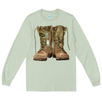 Matcha soldier boots Long Sleeve Tee - RanaPortraitStore