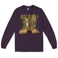 Plum soldier boots Long Sleeve Tee - RanaPortraitStore