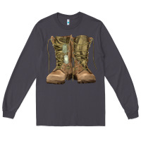 Smoke soldier boots Long Sleeve Tee - RanaPortraitStore