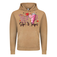 Vintage Camel sips & trips target inspired stanley Vintage Hoodie - MaliasSmallBusiness