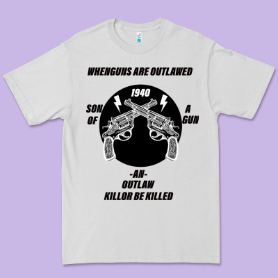 Guns - When Guns Are Outlawed I'll Be Outlaw Premium Tee Designed By Bettercallsaul
