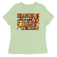 Matcha diamonds are a girl's best friend softball Ladies Tee - Jasminsmagicworld