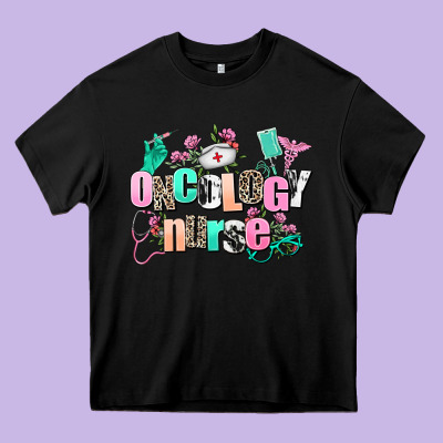 Oncology Nurse Heavy Core Tee Designed By Adodesignshop