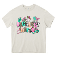 Cream oncology nurse Heavy Core Tee - AdoDesignShop