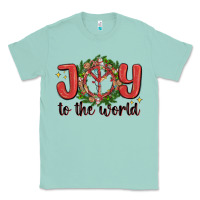 Seafoam joy to the world Classic Tee - MaliasSmallBusiness
