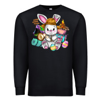 Black Easter Day Camper  Happy Easter Day Premium Sweatshirt - CowGirlArtShop