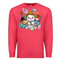 Cardinal Easter Day Camper  Happy Easter Day Premium Sweatshirt - CowGirlArtShop