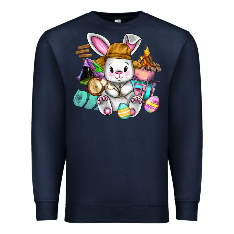 Easter Day Camper  Happy Easter Day Premium Sweatshirt by CowGirlArtShop | Teevron