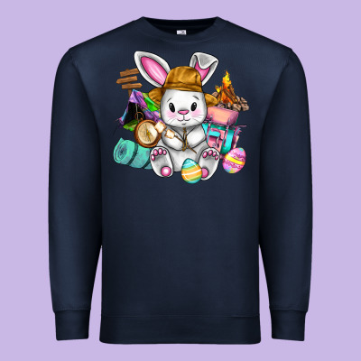 Easter Day Camper  Happy Easter Day Premium Sweatshirt Designed By Cowgirlartshop
