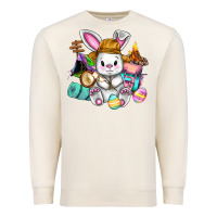 Sandshell Easter Day Camper  Happy Easter Day Premium Sweatshirt - CowGirlArtShop
