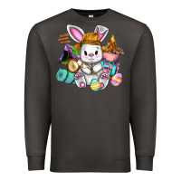Smoke Easter Day Camper  Happy Easter Day Premium Sweatshirt - CowGirlArtShop