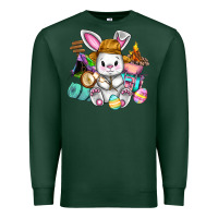 Sports Green Easter Day Camper  Happy Easter Day Premium Sweatshirt - CowGirlArtShop