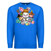 True Royal Easter Day Camper  Happy Easter Day Premium Sweatshirt - CowGirlArtShop