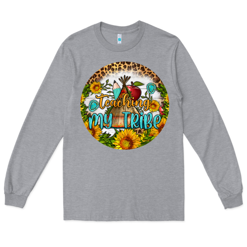Teaching My Tribe Round Earring Long Sleeve Tee by BundleAndBundleShop | Teevron