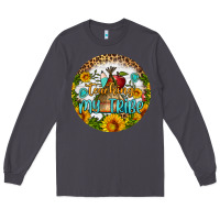 Smoke teaching my tribe round earring Long Sleeve Tee - BundleAndBundleShop
