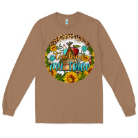 Toasted Coconut teaching my tribe round earring Long Sleeve Tee - BundleAndBundleShop