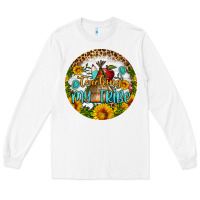 White teaching my tribe round earring Long Sleeve Tee - BundleAndBundleShop