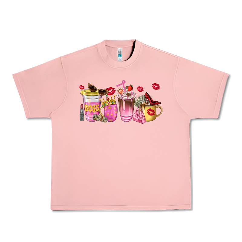 Boss Lady Coffee Cups Urban Heavy Tee by NancyCooperArtShop | Teevron
