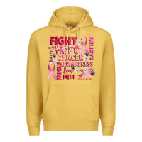 Antique Gold cancer awareness fight believe hope survive Premium Hoodie - CowGirlArtShop