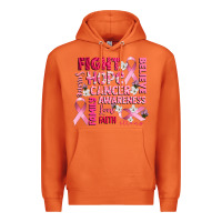 Carrot cancer awareness fight believe hope survive Premium Hoodie - CowGirlArtShop