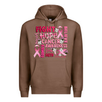 Chestnut cancer awareness fight believe hope survive Premium Hoodie - CowGirlArtShop