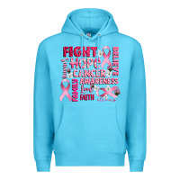 Cancer Awareness Fight Believe Hope Survive Premium Hoodie | Teevron