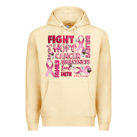 Pina Colada cancer awareness fight believe hope survive Premium Hoodie - CowGirlArtShop