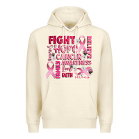 Sandshell cancer awareness fight believe hope survive Premium Hoodie - CowGirlArtShop
