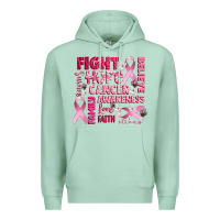 Seafoam cancer awareness fight believe hope survive Premium Hoodie - CowGirlArtShop
