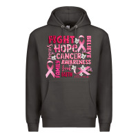 Smoke cancer awareness fight believe hope survive Premium Hoodie - CowGirlArtShop