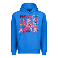 True Royal cancer awareness fight believe hope survive Premium Hoodie - CowGirlArtShop