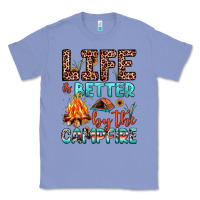 Colony Blue life is better by the campfire Classic Tee - JahusDesignShop